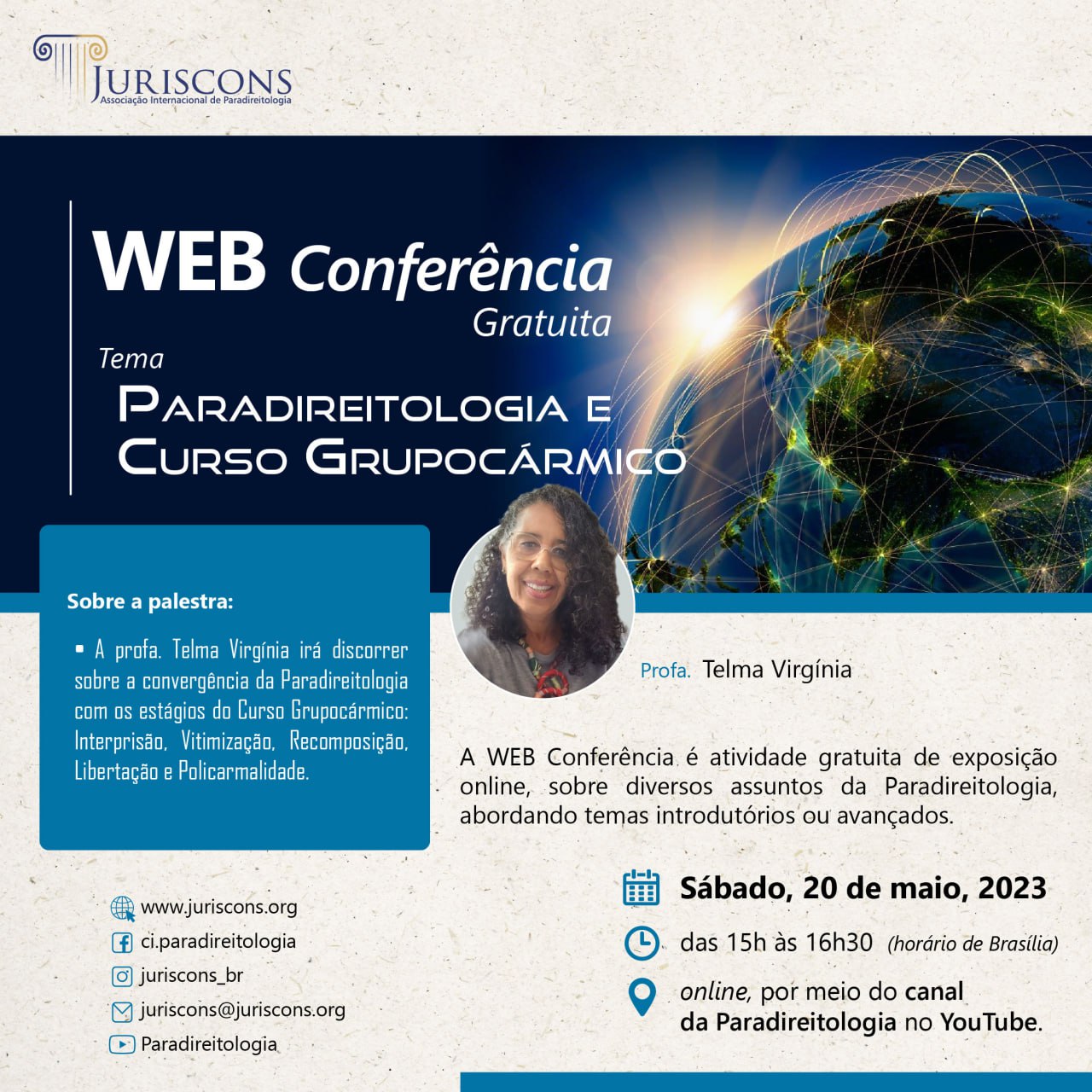 WEBConferência - PARADIREITOLOGIA E CURSo GRUPOCÁRMICO